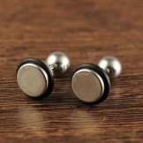 Mens Titanium earrings
