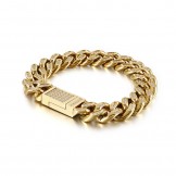 titanium Men's hip-hop bracelets with diamonds