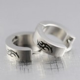 Mens Titanium earrings