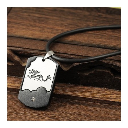 Cool Man Skull Pure Titanium Pendant-Free Chain