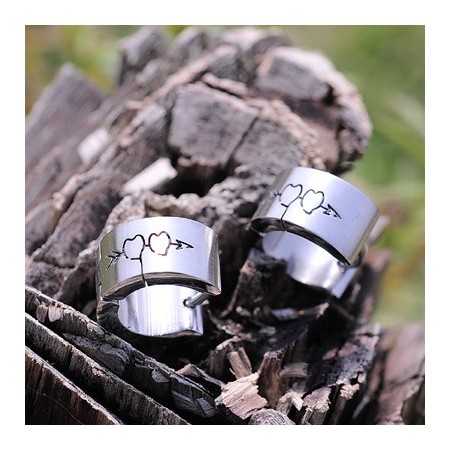 Mens Titanium earrings