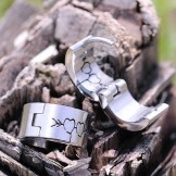 Mens Titanium earrings