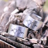 Mens Titanium earrings