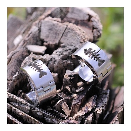 Mens Titanium earrings