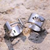 Mens Titanium earrings