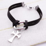 Wonens Titanium Cross Bracelets