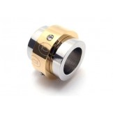 Men's Golden Pure Titanium Rings Pendant Necklace (New)