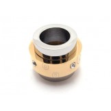 Men's Golden Pure Titanium Rings Pendant Necklace (New)