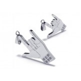 Men's Silver Pure Titanium Pendant Necklace Chain (New)