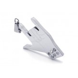 Men's Silver Pure Titanium Pendant Necklace Chain (New)