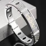 Mens Titanium Diamond Bracelets