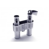 Men's Silver Pure Titanium Telescope Pendant Necklace