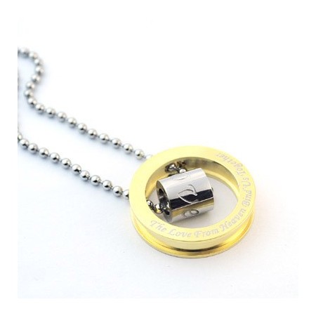 Fashion Gifts for Your Boy Friend Mens Titanium Necklace Pendant