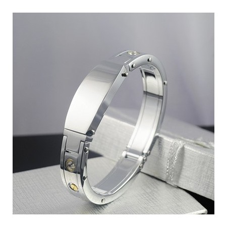 Mens Titanium Diamond Bracelets