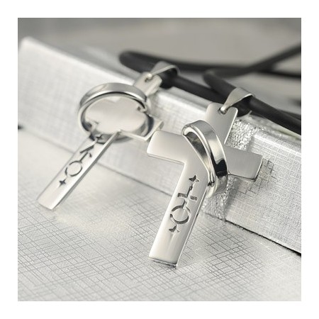 Male and female symbols Sweetheart Lovers  Necklace Pendant