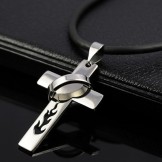 Boys Flame Titanium Necklace