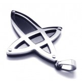 New Style Titanium Cross Pendant - Free Chian
