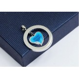 Fashion Love Heart Titanium Pendant - Free Chain