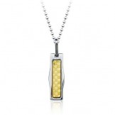 New style Golden Titanium Pendant - Free Chain
