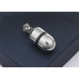 Love Forever Openable Capsule Titanium Pendant - Free Chain