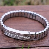 Mens Titanium Diamond Bracelets