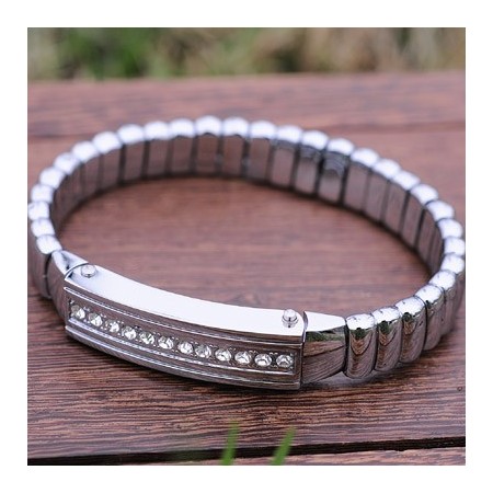 Mens Titanium Diamond Bracelets