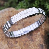 Mens Titanium Diamond Bracelets