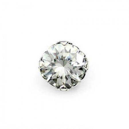 Beautiful Snow-like Titanium Earrings 