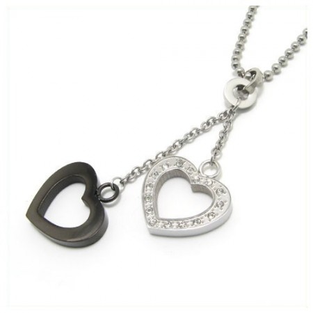 Fashion Gift Heart-shaped diamond necklace pendant