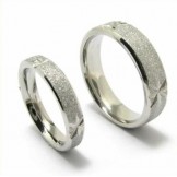 Brushed 4mm Titanium Band Ring