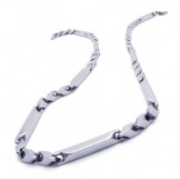 22.0 inch Titanium Silver Necklace 17349