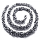21.9 inch Titanium Complex Necklace 18865