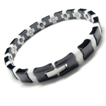 Mens Ceramic 7mm Wide Bracelet 15978