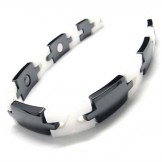 New Style Ceramic 10mm Wide Mens Bracelet 15980