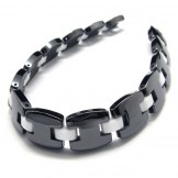 New Style Ceramic 10mm Wide Mens Bracelet 15981