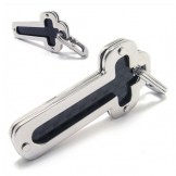 Titanium cross necklaces for men