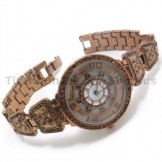 Coffee-gold Quality Goods Fashion Wacthes 14644