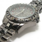 Waterproof Black Steel Band Fashion Wacthes 14880