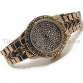 Waterproof Coffee Steel Band Business Fashion Wacthes 14881