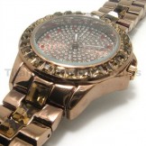 Waterproof Coffee Steel Band Business Fashion Wacthes 14881