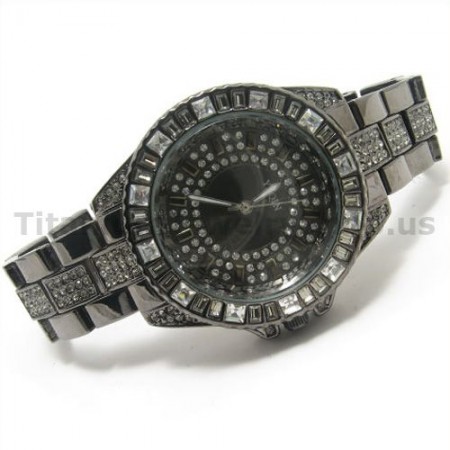 Waterproof Black Steel Band Business Fashion Watches 14882