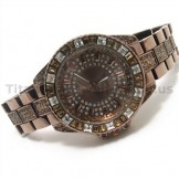 Coffee Waterproof Quality Goods Steel Band Business Fashion Wacthes 14883