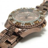 Coffee Waterproof Quality Goods Steel Band Business Fashion Wacthes 14883