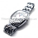 Men White Face Lovers Fashion Wacthes 16989