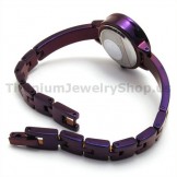 Gold Purple Quality Goods Bracelet Wacthes 18844
