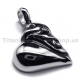 Pure Titanium Love Heart Pendant - Free Chain 18863
