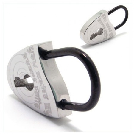 Fashion Gift for friend Titanium lock necklace pendant