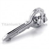 Love Titanium Lovers Key Pendants-Free Chains 19122