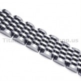 Mens Titanium Bracelet 18925