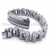 Mens Titanium Bracelet with Diamonds 19050